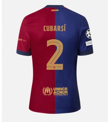 Barcelona Pau Cubarsi #2 Primera Equipación 2024-25 Manga Corta